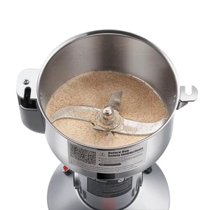 550g Electric Grain Mill Grinder, High Speed 2000W Commercial Spice Grinders, Stainless Steel Pulverizer Powder Machine, for Dry Grains Spices Cereals Coffee Corn Pepper, Straight Type 550g Electric Grain Mill Grinder, High Speed 2000W Commercial Spice Grinders, Stainless Steel Pulverizer Powder Machine, for Dry Grains Spices Cereals Coffee Corn Pepper, Straight Type