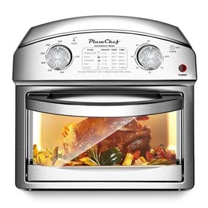 12.5 Quart 7-in-1 Convection Toaster Oven, 1500W, Stainless Steel, with 5 Pre-Set Menus Roast, Bake, Grill, Broil, Toast, Dehydrate & Defrost, Silver 12.5 Quart 7-in-1 Convection Toaster Oven, 1500W, Stainless Steel, with 5 Pre-Set Menus Roast, Bake, Grill, Broil, Toast, Dehydrate & Defrost, Silver