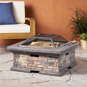 MGO 29" SQUARE WOOD BURNING FIRE PIT MGO 29" SQUARE WOOD BURNING FIRE PIT