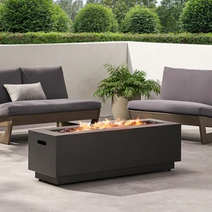 RECTANGULAT IRON FIRE PIT-50 000BTU WITH TANK HOLDER RECTANGULAT IRON FIRE PIT-50 000BTU WITH TANK HOLDER