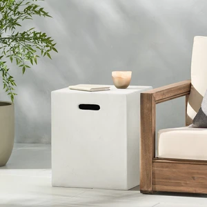 16x20 inch MGO Tank Holder/Side Table, White 16x20 inch MGO Tank Holder/Side Table, White