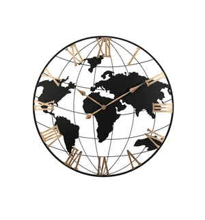 36 Inch Extra Giant Large Black Metal Wall Clock, Modern Silent World Map Wall Clock with Vintage Gold Roman Numeral, Decorative for Living Room, Entryway, Dinning Room, Bedroom 36 Inch Extra Giant Large Black Metal Wall Clock, Modern Silent World Map Wall Clock with Vintage Gold Roman Numeral, Decorative for Living Room, Entryway, Dinning Room, Bedroom