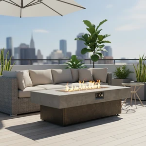 Propane Fire Pits, 56 x 23 in, 50,000 BTU outdoor firepit table, Suitable for Outdoor, Patio, Balcony, three height options Propane Fire Pits, 56 x 23 in, 50,000 BTU outdoor firepit table, Suitable for Outdoor, Patio, Balcony, three height options