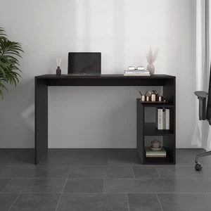 Wenge Office Desk with Storage and Minimalist Design Wenge Office Desk with Storage and Minimalist Design