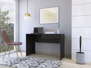Acre Writing Computer Desk, One Drawer -Black Acre Writing Computer Desk, One Drawer -Black