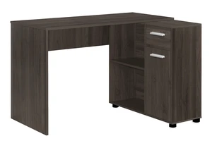 Computer Desk, Home Office, Corner, Storage Drawers, 46"l, L Shape, Work, Laptop, Brown Laminate, Contemporary, Modern Computer Desk, Home Office, Corner, Storage Drawers, 46"l, L Shape, Work, Laptop, Brown Laminate, Contemporary, Modern