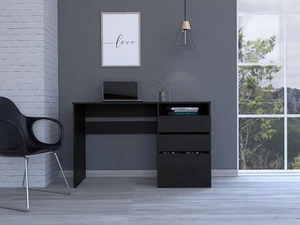 Wenge 3-Drawer 1-Shelf Computer Desk Wenge 3-Drawer 1-Shelf Computer Desk