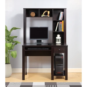 Student desk with hutch home office desk 39"W Compact desk Writing Desk Laptop Desk Red Cocoa Espresso One drawer Keyboard Drawer Wooden Knob Student desk with hutch home office desk 39"W Compact desk Writing Desk Laptop Desk Red Cocoa Espresso One drawer Keyboard Drawer Wooden Knob