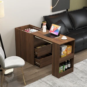 Computer Desk with Drawers, Modern Corner Home Office storage with extendable table, Study Writing Desk Workstation for Home,Office Computer Desk with Drawers, Modern Corner Home Office storage with extendable table, Study Writing Desk Workstation for Home,Office