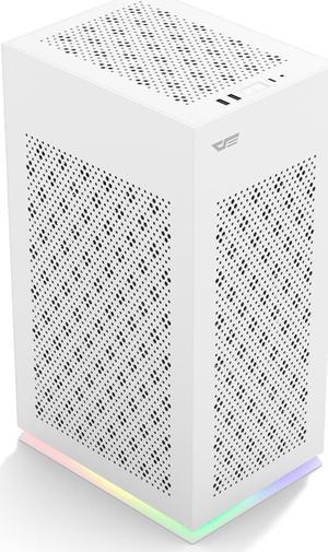 darkflash DLH21 Computer White Case With USB 3.0 Type-C Mini Tower Type ITX Case PC Gaming PC Case SFX Power Supply Black Computer Shell Cases With USB 3.0 Type-C Desktop Case