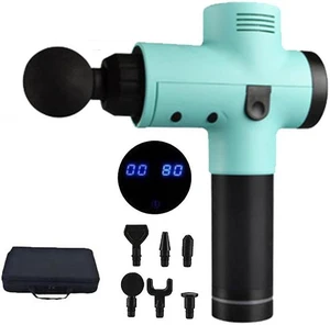 Gemdeck Massage Gun,30 Speeds Professional Deep Tissue Massager Gun for Pain Relief,Super Quiet Percussion Muscle Massager Gun for Athletes Blue Gemdeck Massage Gun,30 Speeds Professional Deep Tissue Massager Gun for Pain Relief,Super Quiet Percussion Muscle Massager Gun for Athletes Blue