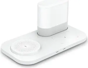 Gemdeck LED Desk Lamp with Wireless Charger Rechargeable Bedside Lamp