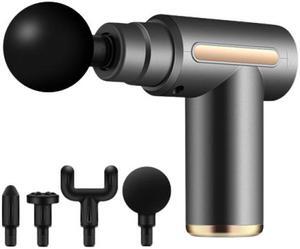 Gemdeck Massage Gun Athlete Muscle Therapy Gun Body Muscle Massager grey
