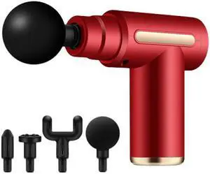 Gemdeck Massage Gun Athlete Muscle Therapy Gun Body Muscle Massager Red