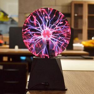 Gemdeck Plasma Ball Light, 6 Inches Touch and Sound Activated Lightning Globe