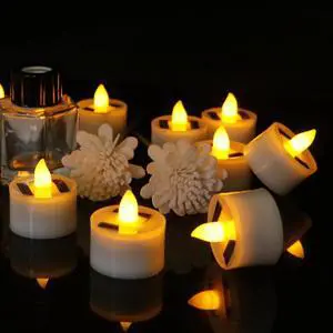 Gemdeck 18pcs LED Tea Lights Candles Flameless Candle Lights Perfect for Festival Day Decoration