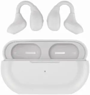 Gemdeck Bluetooth 5.0 Headset Noise Canceling Low Latency Wireless In-Ear Earphones White