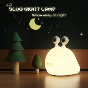 Gemdeck Slug Night Light, Silicone Night Light, Cute Animal Lamp for Baby with Touch