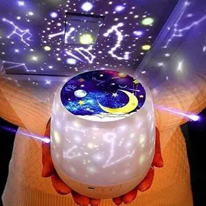 Gemdeck Night Lights for Kids, Multifunctional Night Light Star Projector Lamp for Decor