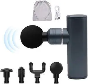 Gemdeck Quiet Portable Electric Handheld Massage Gun Deep Tissue Massager, Muscle Massage Tools