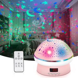 Gemdeck Star Night Light Projector for Kids Bedroom with Timer & Remote Control
