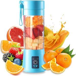 Gemdeck Portable Electric Juicer Cup, Usb Rechargeable Portable Blender,Automatic Household Electric Juicer Blue