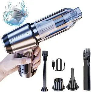 Gemdeck Car Vacuum, 3 in 1 Blower Brushless Motor Wireless Handheld Vacuum Cleaner