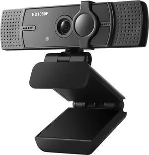 Webcam with Microphone, No Distortion Privacy Cover 1080P USB Camera Plug Play Mic Full Ultra HD Web Camera Video Cam Calling Conferencing Streaming for PC/Desktop/Computer/Mac/Laptop/MacBook