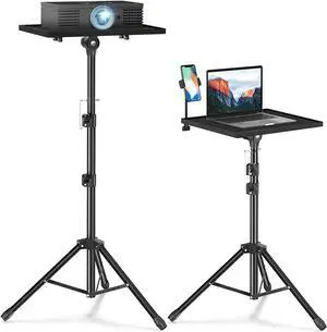 Facilife Projector Stand Tripod,Laptop Tripod Projector Stand Adjustable Height 22 to 47 Inch, Projector Tripod Stand, Tripod for Porjector, Projector Stand for Outdoor Movies