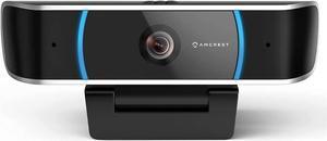Amcrest 5-Megapixel Webcam with Microphone, Web Cam USB Camera, Computer HD Streaming Webcam for PC Desktop & Laptop w/Mic, Wide Angle Lens & Large Sensor for Superior Low Light (AWC5100)