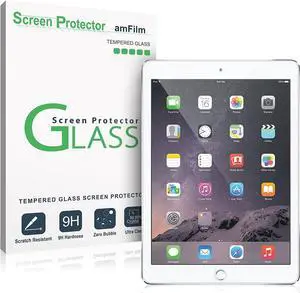 Glass Screen Protector for iPad 9.7 6th Gen 5th Gen iPad Pro 9.7 iPad Air Air 2 Tempered Glass  Pencil Compatible 1 Pack