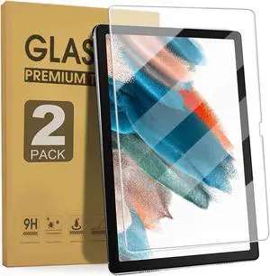 [2Pack] Screen Protector for Samsung Galaxy Tab A8 10.5 inch 2022, Galaxy Tab A8 Tempered Glass Screen Protector with 9H Hardness Bubble Free Case Friendly for SM-X200/X205/X207
