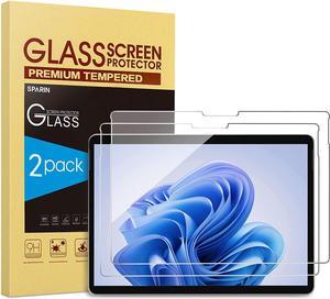 [2 Pack] SPARIN Screen Protector Compatible with Microsoft Surface Pro 9 2022 / Surface Pro 8 2021 / Surface Pro X (2021&2019), 13 inch, 9H Tempered Glass Screen Protector Support Surface Pen