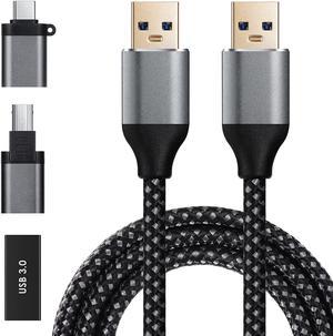 USB Cable3.0(2M), USB Male3.0 to USB Female 3.0,USB 3.0 Male to Type C Cable,USB Printer CableUSB A to Type C Charger Cable Fast Charging for Mobil Phone
