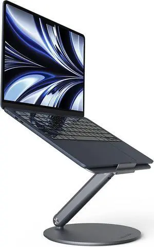 Laptop Stand for Desk 2025 360 Rotating Adjustable Laptop Riser Upgraded Foldable Full Aluminum Alloy Computer Stand for MacBook Pro/Air  HP  and Other 10-17inch Laptops
