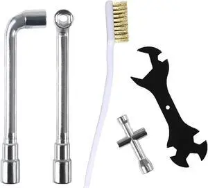 6mm 7mm L-Shaped Hexagonal Wrench Tool & 5 in 1 Multi-Function Wrench for Fixed Mk8 Ender 3 Brass Nozzle Included Copper Wire Toothbrush 3D Printer Accessories (5 Tools) 6mm 7mm L-Shaped Hexagonal Wrench Tool & 5 in 1 Multi-Function Wrench for Fixed Mk8 Ender 3 Brass Nozzle Included Copper Wire Toothbrush 3D Printer Accessories (5 Tools)