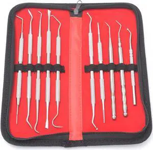 10 Pcs 3D Printer Removal Cleaning Tool Kit, Metal Picks Set with Different Tips (Black)