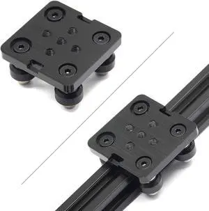 Small V-Wheel with Plate for 2020 Aluminum Profile for CNC and 3D Printer