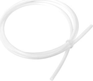 Feelers PTFE Teflon Tubing, 4mm ID X 6mm OD Tube White Connector Teflon Tube for 3mm Filament for Bowden 3D Printer, 3 Meters