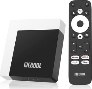 Android TV Box 11.0, MECOOL KM7 Plus Smart TV Box 4K HDR 2GB 16GB Support 2.4G/5.0G/BT 5.0/AV1 Google TV Remote Streaming Media Player with Amlogic S905X4 Netflix Google Assistant Dolby Atmos