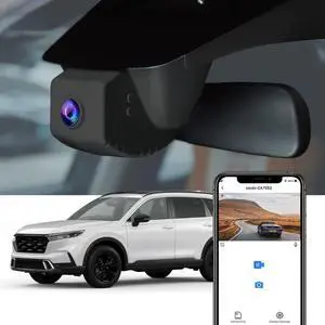 Fitcamx 4K Dash Cam Suitable for Honda CR-V 2023-2026 (Black) LX EX EX-L Trail Sport Touring Hybrid, OEM Factory Look, UHD 2160P Video, WiFi & APP, Loop Recording, G-Sensor, Plug & Play, 64GB Card Fitcamx 4K Dash Cam Suitable for Honda CR-V 2023-2026 (Black) LX EX EX-L Trail Sport Touring Hybrid, OEM Factory Look, UHD 2160P Video, WiFi & APP, Loop Recording, G-Sensor, Plug & Play, 64GB Card