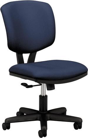 HON Volt Low-Back Task Chair-Upholstered Computer Office Desk, Blue