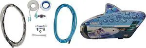 Rockville RMWK4 4 AWG Marine Amplifier Wiring Kit, Waterproof, Tinned-OFC/CCA, High-Current, Complete Install for Boat & Car Audio