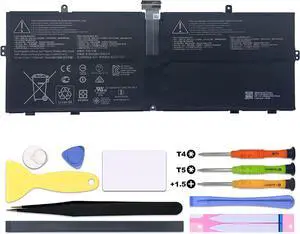 916TA135H DYNZ02 Battery Replacement for Microsoft Surface Laptop Go Battery Model 1943 12.4-Inch (7.58V,39.7Wh,5235mAh) with Tools