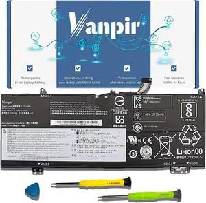 VANPIR L17C4PB0 Laptop Battery, 7.68V 45Wh 5928mAh Compatible with Lenovo Flex 6-14IKB 14ARR 530S-14ARR 530S-14IKB 530S-15IKB Series Notebook L17M4PB0 L17C4PB2 L17M4PB2 5B10Q16066 5B10Q16067