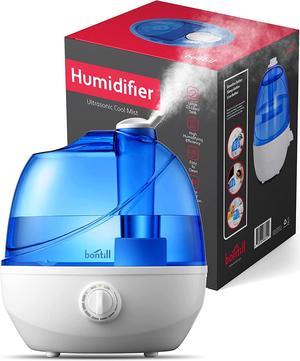 raydrop Cool Mist 2.2L Humidifiers for Bedroom, 28dB Whisper-Quiet  Ultrasonic Humidifier, Easy to Clean Home Humidifier, Auto Shut-Off, 30H  Work Time