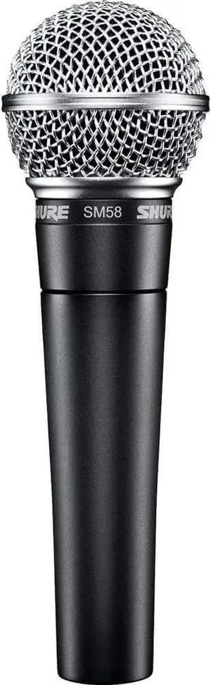 SM58 Pro XLR Dynamic Microphone - Professional Studio & Live Performance Cardioid Mic for Vocals Podcasting and Recording (SM58-LC)