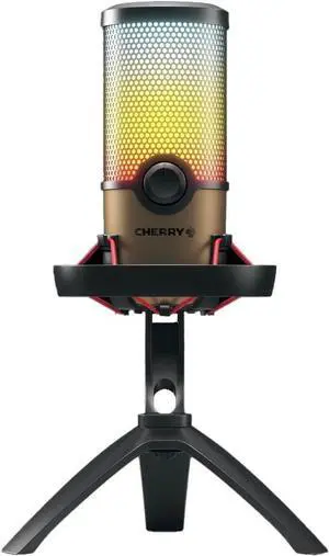 Cherry UM Series 3.0, 6.0 and 9.0 PRO RGB USB Microphone for PC, Mac, Gaming, Recording, Streaming, Podcasting, Studio and Computer Condenser. (UM 9.0 RGB PRO)