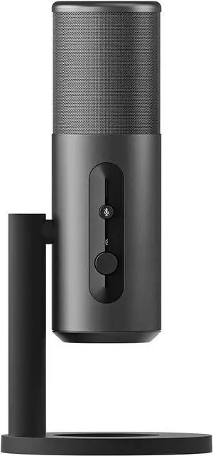 EPOS Gaming B20 Streaming Microphone - 2.9m Cable USB-C Computer Microphone for Gaming - PC & Laptop Connection with Audio Controls - Compatible with PC, Mac, and PS4/5 - Desk Stand Included, Gray