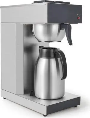 SYBO Commercial Coffee Makers 12 Cup, Drip Coffee Maker Brewer with 74Oz thermal carafe, Stainless Steel Cafetera SF-CB-1AA